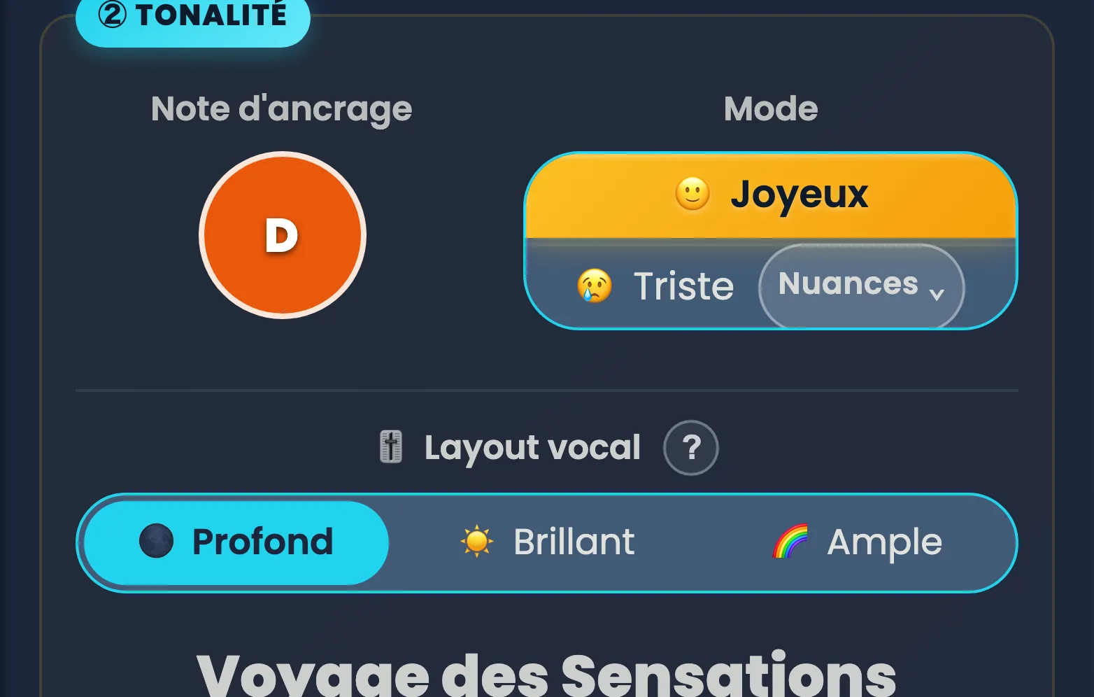 Les layouts vocaux : accompagner chaque voix