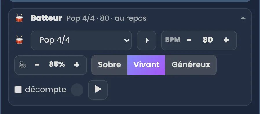Mets tes accords en boucle, et chante par-dessus